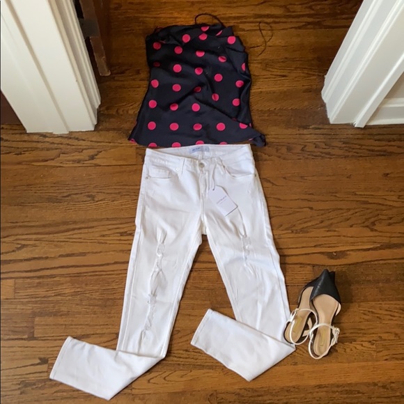 Just Black Denim - NWT! Just Black Midrise Destroyed Skinny Jeans